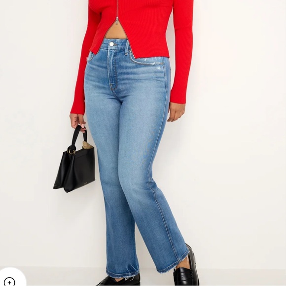 Good American Denim - Good American “good curve straight” jeans